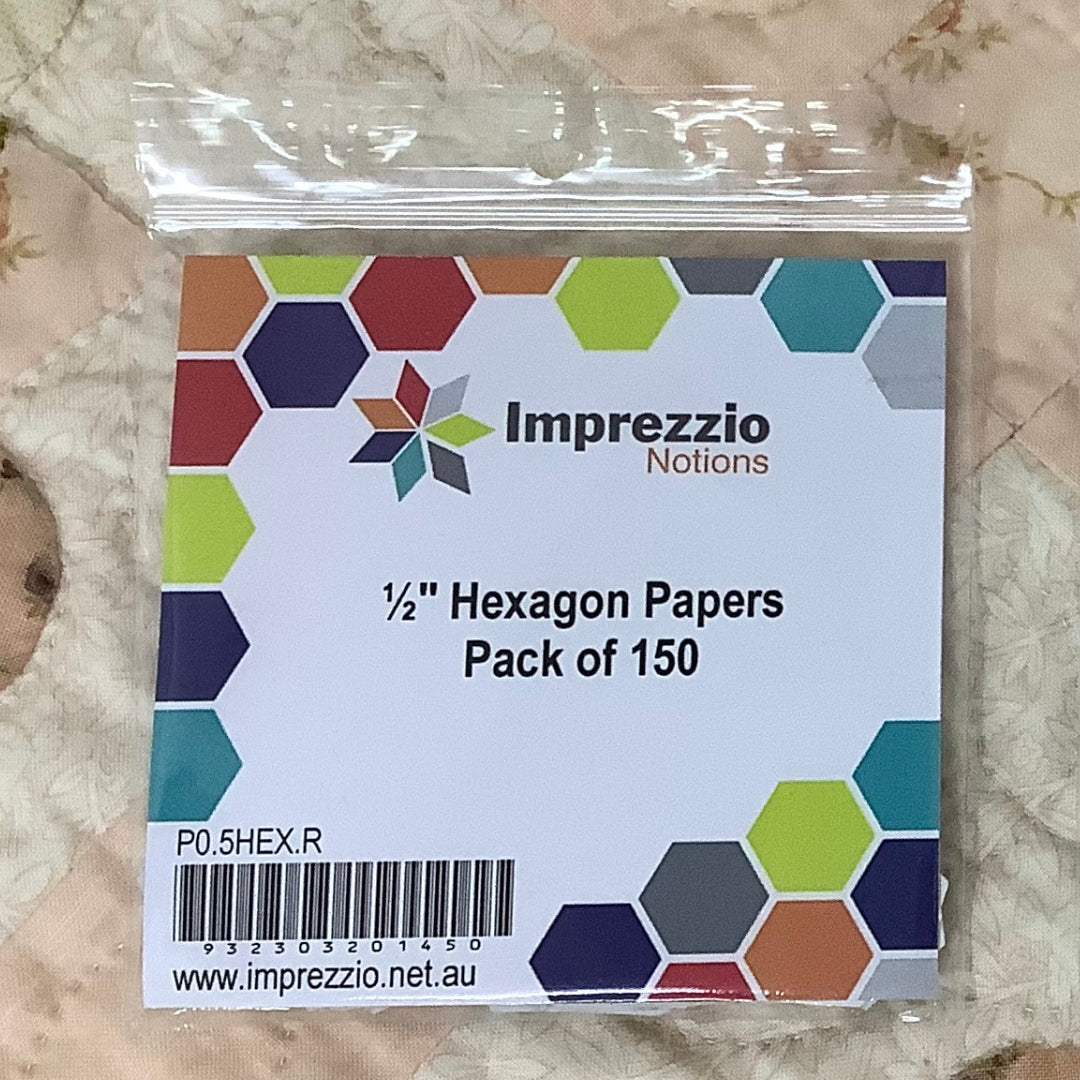 Papers - 1/2" Hexagon (150)