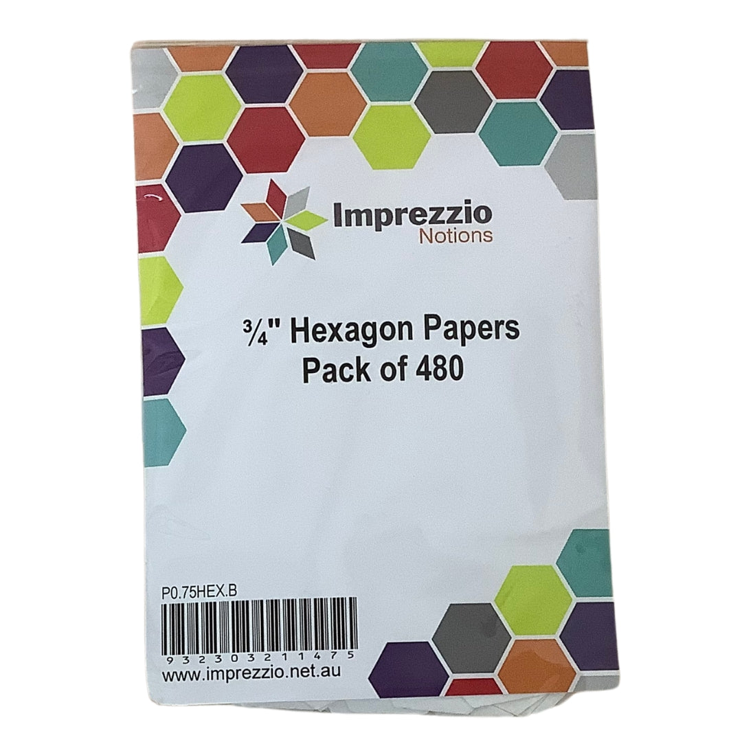 Papers - 3/4" Hexagon (480)