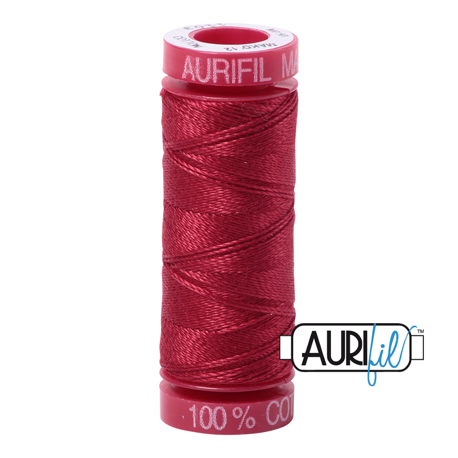 1103 Burgundy Aurifil 12wt Thread