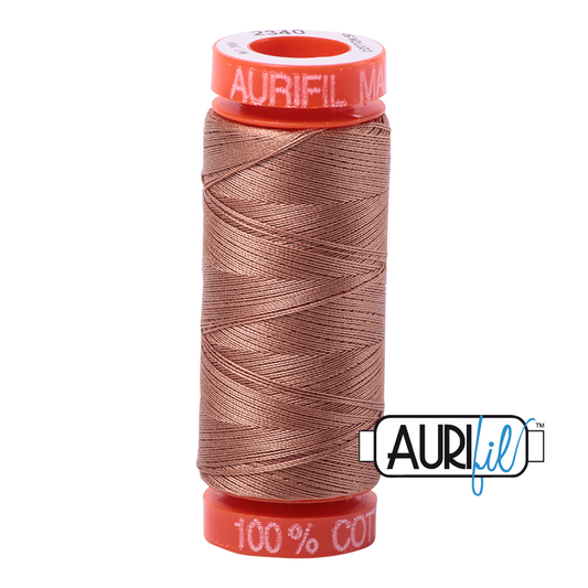 2340 Cafe’ au lait Aurifil 50wt Thread