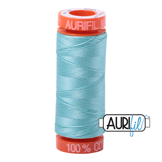 5006 Light Turquoise Aurifil 50wt Thread