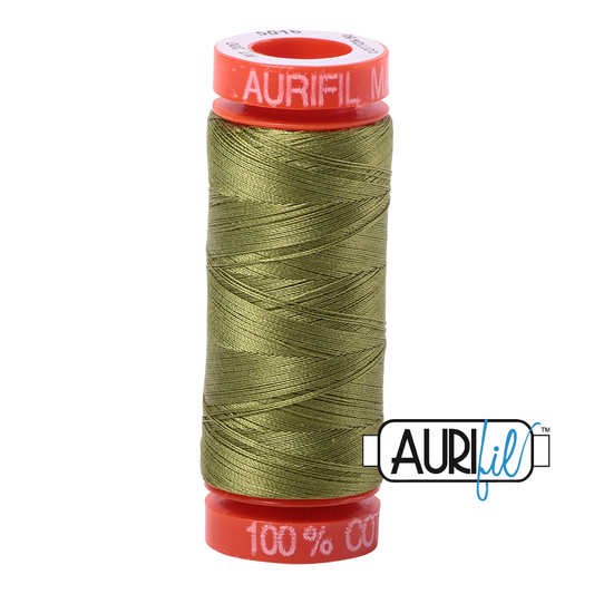 5016 Olive Green Aurifil 50wt Thread