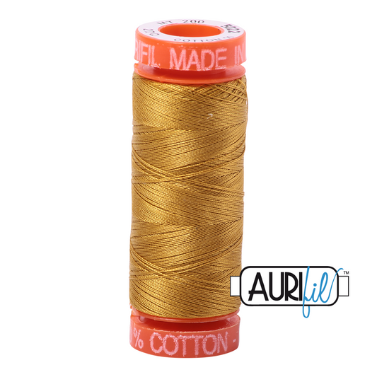 5022 Mustard Aurifil 50wt Thread