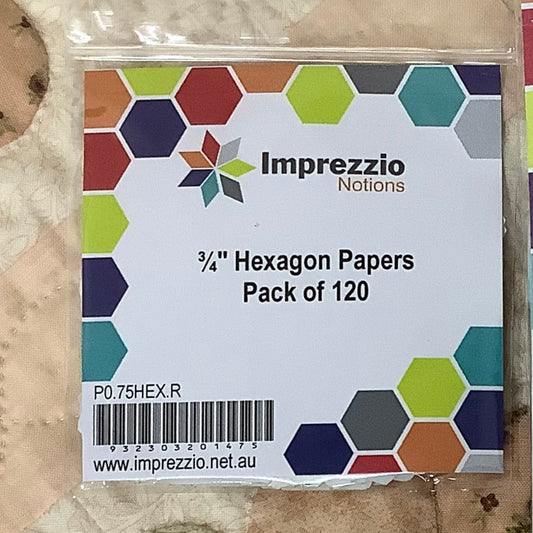 Papers - 3/4" Hexagon (120)